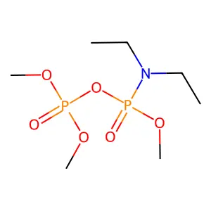 [diethylamino(methoxy)phosphoryl] dimethyl phosphate structure