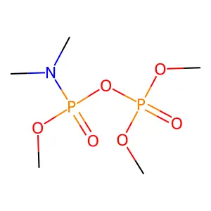 [dimethylamino(methoxy)phosphoryl] dimethyl phosphate structure