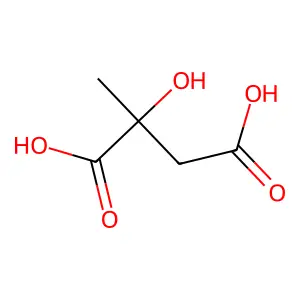 (+-)-Citramalic acid structure