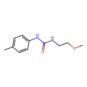 1-(2-methoxyethyl)-3-(4-methylphenyl)urea structure