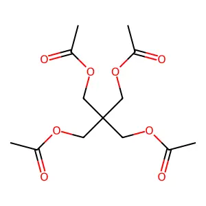 Pentaerythritol tetraacetate structure