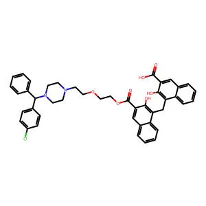 Compound C44H41ClN2O7 structure