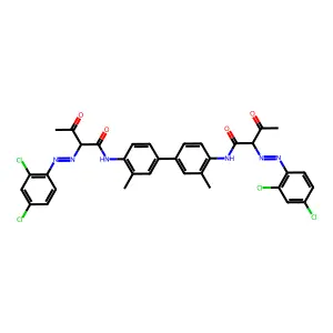 Compound C34H28Cl4N6O4 structure