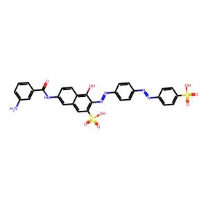 Compound C29H20N6Na2O8S2 structure