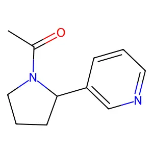 1-[(2S)-2-pyridin-3-ylpyrrolidin-1-yl]ethanone structure