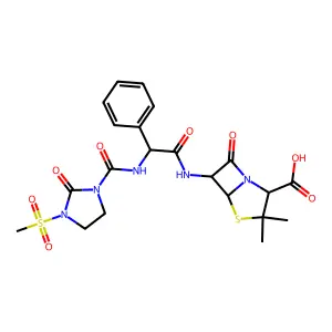 Compound C21H25N5O8S2 structure