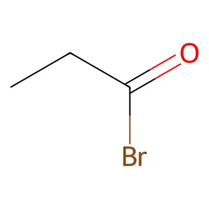 Propionyl bromide structure