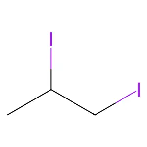 1,2-Diiodopropane structure
