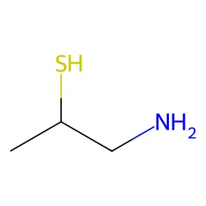 1-Aminopropane-2-thiol structure