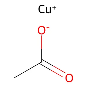 Copper(I) acetate structure