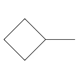 Cyclobutane, methyl- structure