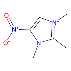 1,2,3-Trimethyl-4-nitroimidazolium structure