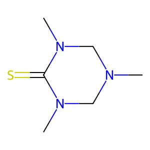 1,3,5-Trimethyl-1,3,5-triazinane-2-thione structure