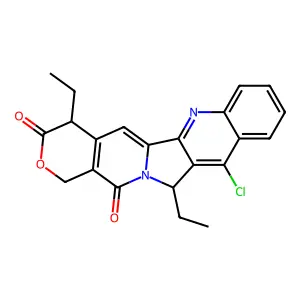 10-chloro-12,19-diethyl-17-oxa-3,13-diazapentacyclo[11.8.0.02,11.04,9.015,20]henicosa-1(21),2,4,6,8,10,15(20)-heptaene-14,18-dione structure