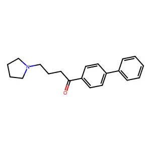 4'-Phenyl-4-(pyrrolidinyl)butyrophenone structure