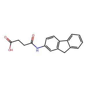 N-2-Fluorenylsuccinamic acid structure