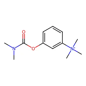[3-(dimethylcarbamoyloxy)phenyl]-trimethylazanium structure