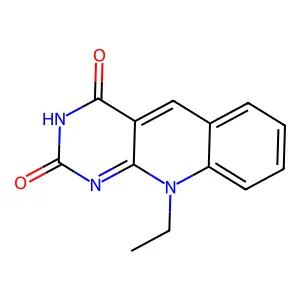 10-ethylpyrimido[4,5-b]quinoline-2,4-dione structure