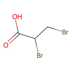 Compound C3H4Br2O2 structure