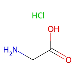 Glycine hydrochloride structure
