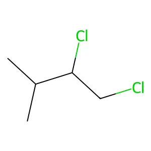 1,2-Dichloro-3-methylbutane structure