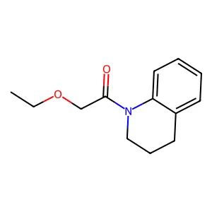 1-(3,4-dihydro-2H-quinolin-1-yl)-2-ethoxyethanone structure