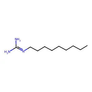 Nonylguanidine structure