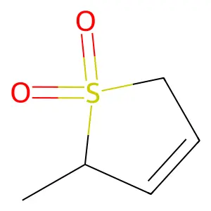 2-methyl-2,5-dihydrothiophene 1,1-dioxide structure