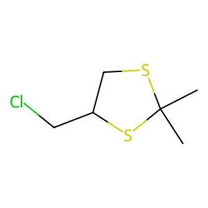 Compound C6H11ClS2 structure