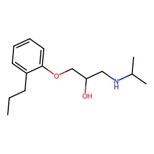 DIHYDROALPRENOLOL structure