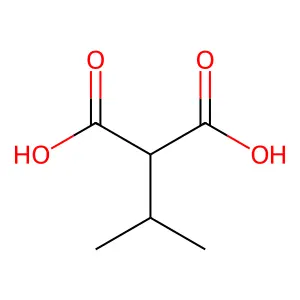 Isopropylmalonic acid structure