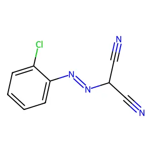 2-Chlorophenylazomalononitrile structure