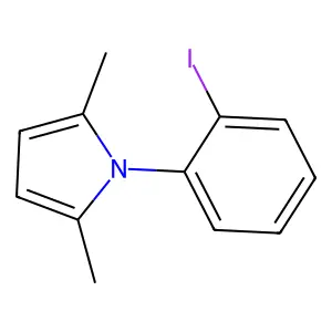 1-(2-iodophenyl)-2,5-dimethyl-1H-pyrrole structure