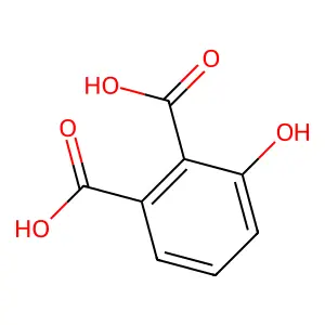 Compound C8H6O5 structure
