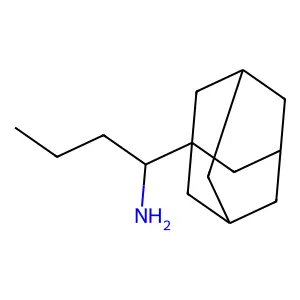 1-(1-adamantyl)butan-1-amine structure