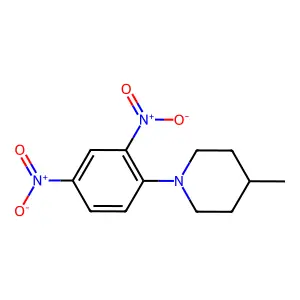 1-(2,4-dinitrophenyl)-4-methylpiperidine structure