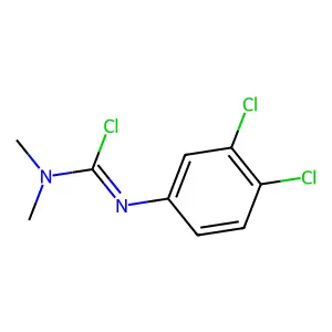 N'-(3,4-dichlorophenyl)-N,N-dimethylcarbamimidoyl chloride structure