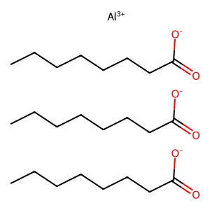 Aluminum octanoate structure