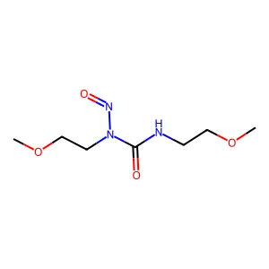 1,3-bis(2-methoxyethyl)-1-nitrosourea structure