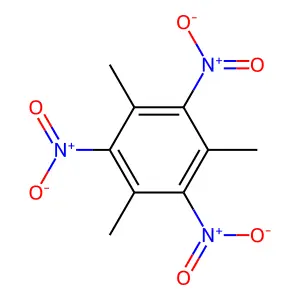 1,3,5-Trimethyl-2,4,6-trinitrobenzene structure