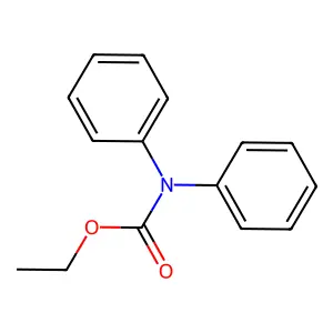 Ethyl diphenylcarbamate structure
