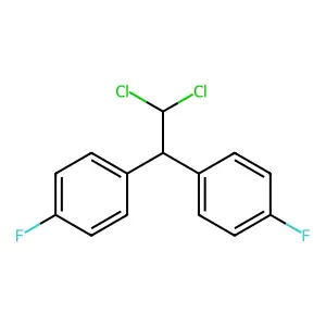1,1-BIS-(4-FLUOROPHENYL)-2,2-DICHLOROETHANE structure