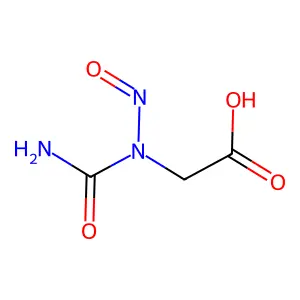 Carboxymethylnitrosourea structure