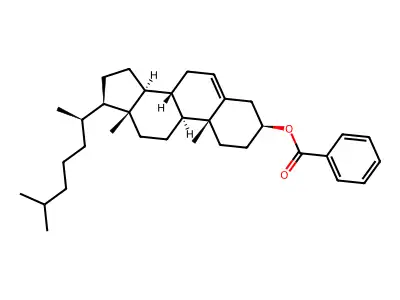 CHOLESTERYL BENZOATE structure
