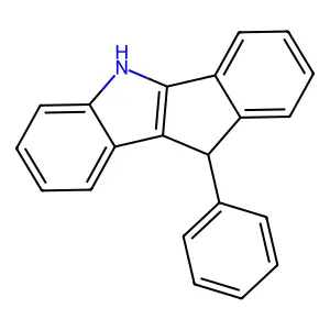 10-phenyl-5,10-dihydroindeno[1,2-b]indole structure