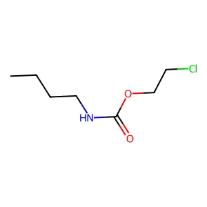 CARBAMIC ACID, BUTYL-, 2-CHLOROETHYL ESTER structure