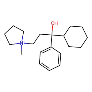 Tricyclamol cation structure