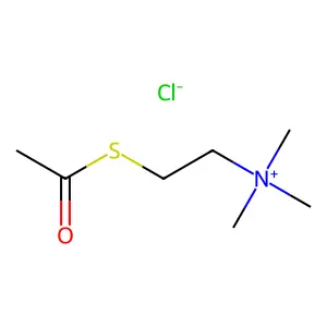 Acetylthiocholine chloride structure
