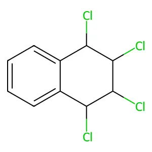 1,2,3,4-tetrachloro-1,2,3,4-tetrahydronaphthalene structure