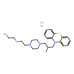 Dixyrazine dihydrochloride structure